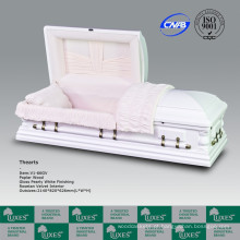 LUXES americano tamanho grande de madeira porta-caixões para cremação de Funeral